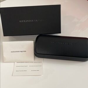 Alexander McQueen Black Eyewear Case